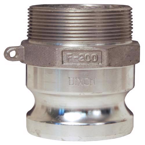 G250-F-AL Global Cam & Groove Type F Adapter x Male NPT G250-F-AL Aluminum Global Type F Adapter x Male NPT